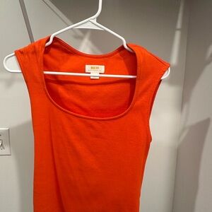 Anthropologie Maeve Orange Women's Top